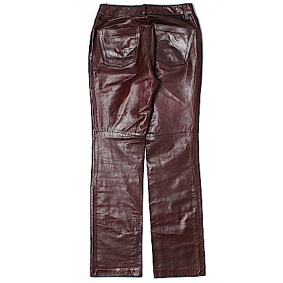 Gap Leather Genuine Leather Pants Size 10 - Picture 4 of 5